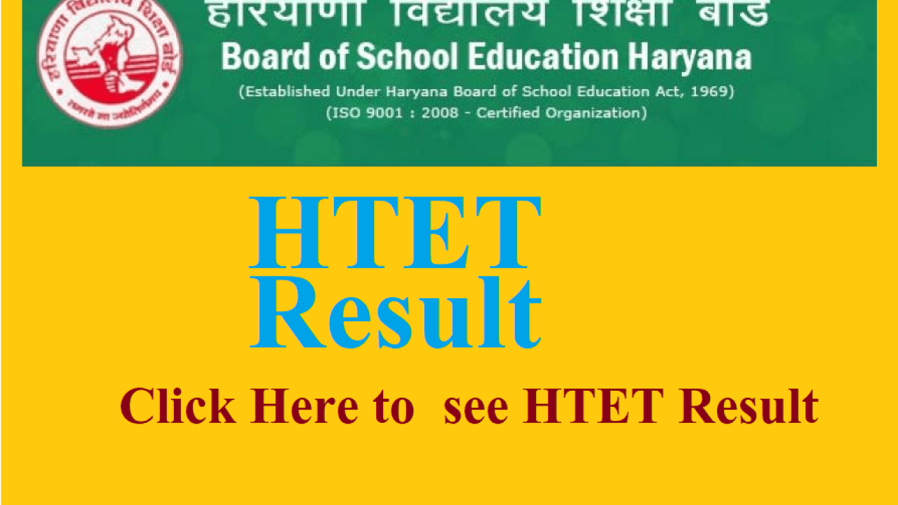  Haryana HTET Results 2019 Level 1,2, & 3