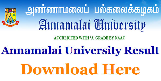  Annamalai University DDE Exam Results 2019